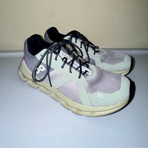 On Running Women's Cloudrunner Athletic Shoes in Mint/Gray